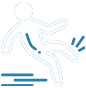 Slip and Fall Icon Image